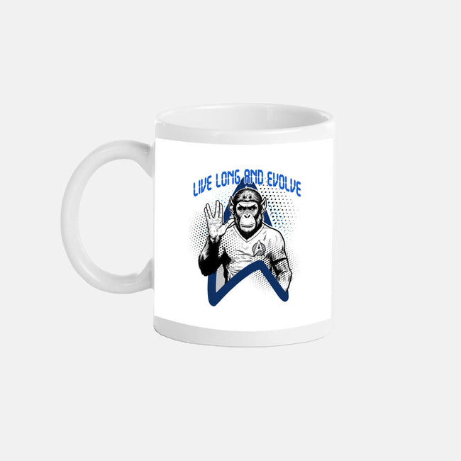 Live Long And Evolve-None-Mug-Drinkware-palmstreet