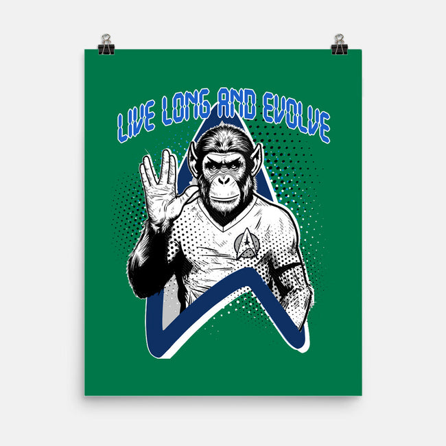 Live Long And Evolve-None-Matte-Poster-palmstreet