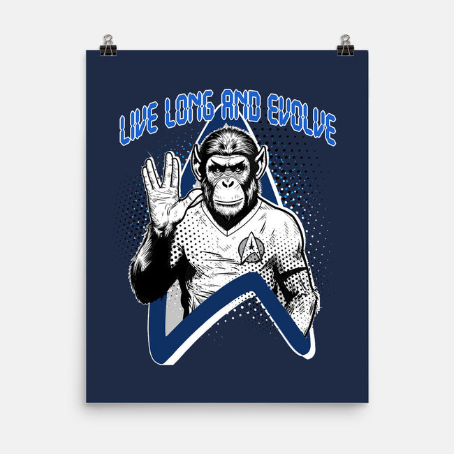 Live Long And Evolve-None-Matte-Poster-palmstreet