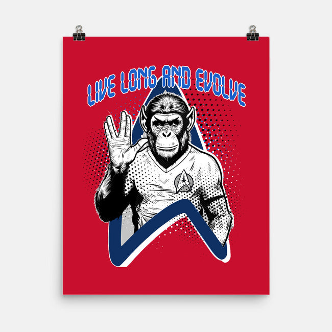 Live Long And Evolve-None-Matte-Poster-palmstreet