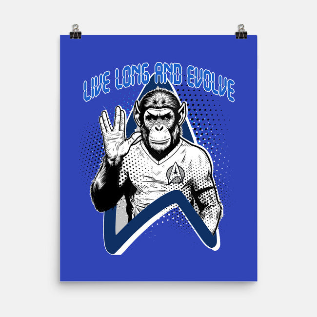 Live Long And Evolve-None-Matte-Poster-palmstreet