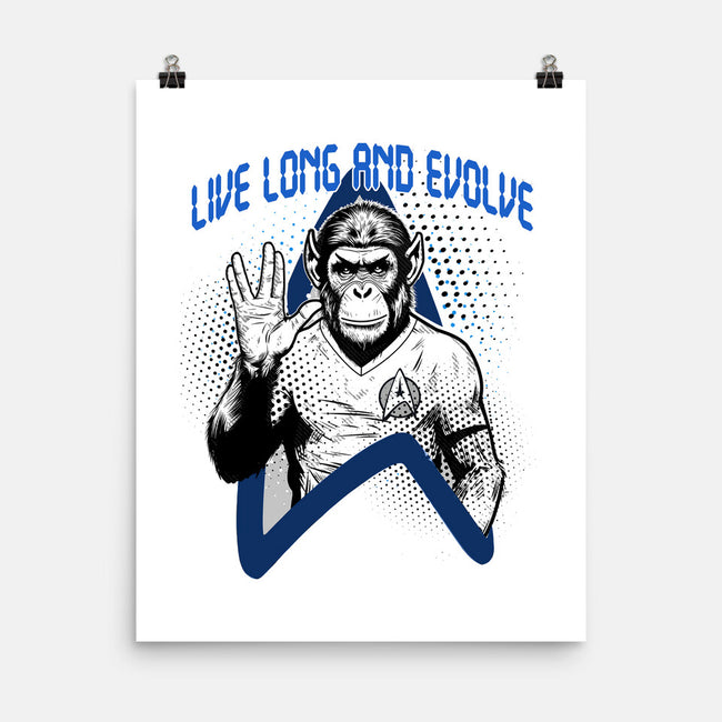 Live Long And Evolve-None-Matte-Poster-palmstreet