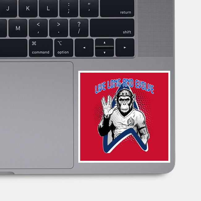 Live Long And Evolve-None-Glossy-Sticker-palmstreet