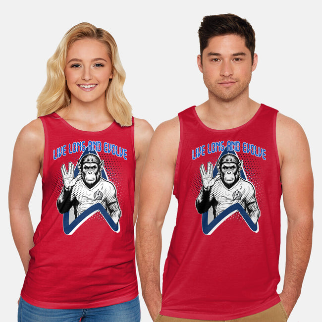 Live Long And Evolve-Unisex-Basic-Tank-palmstreet