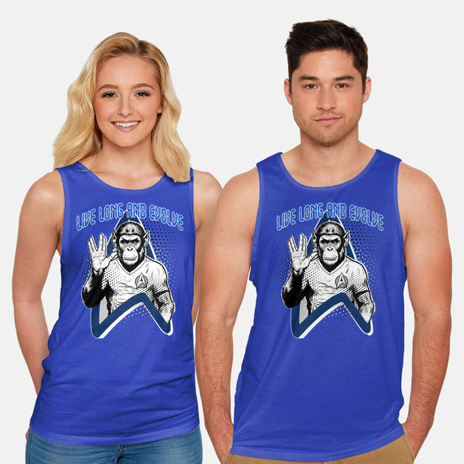 Live Long And Evolve-Unisex-Basic-Tank-palmstreet