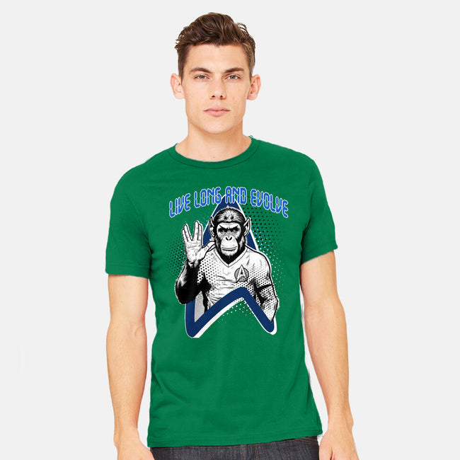 Live Long And Evolve-Mens-Heavyweight-Tee-palmstreet
