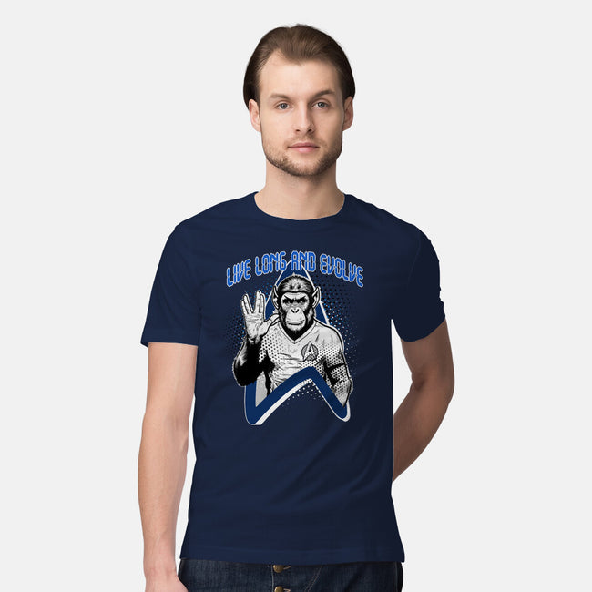 Live Long And Evolve-Mens-Premium-Tee-palmstreet