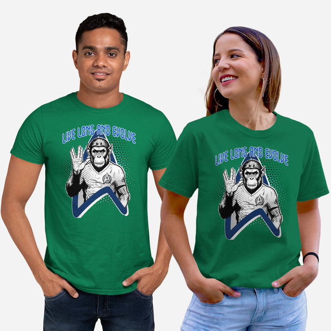 Live Long And Evolve-Unisex-Basic-Tee-palmstreet