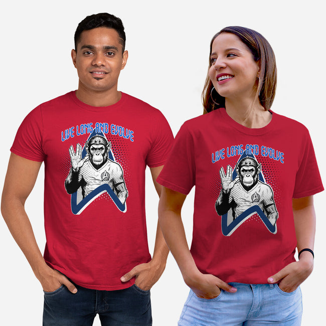 Live Long And Evolve-Unisex-Basic-Tee-palmstreet