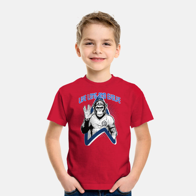 Live Long And Evolve-Youth-Basic-Tee-palmstreet