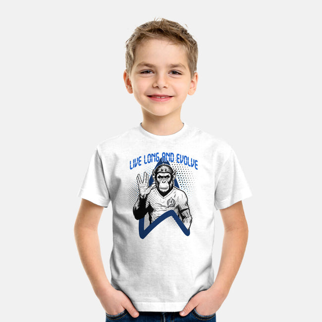 Live Long And Evolve-Youth-Basic-Tee-palmstreet