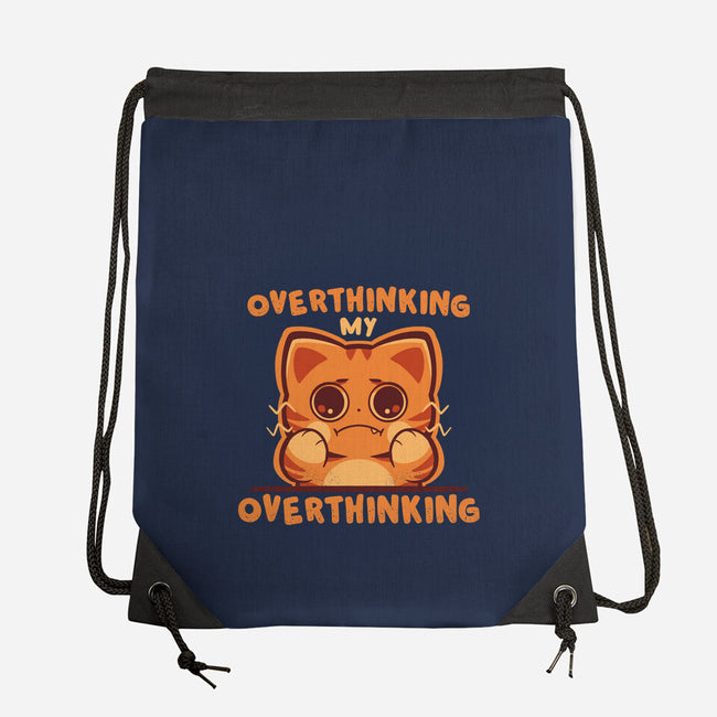 Overthinking My Overthinking-None-Drawstring-Bag-TechraNova