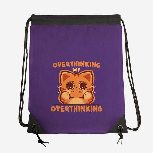 Overthinking My Overthinking-None-Drawstring-Bag-TechraNova