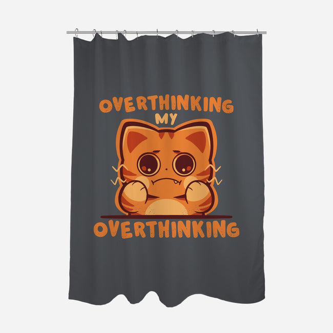 Overthinking My Overthinking-None-Polyester-Shower Curtain-TechraNova