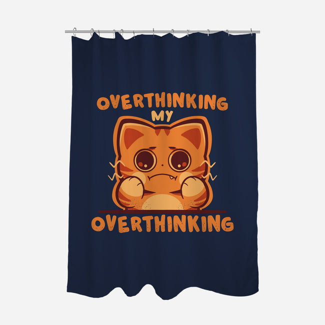 Overthinking My Overthinking-None-Polyester-Shower Curtain-TechraNova