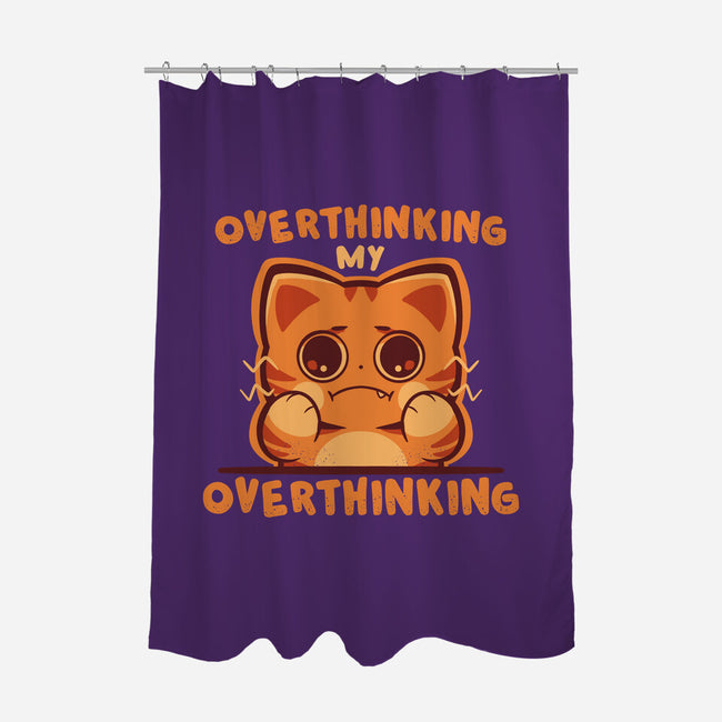 Overthinking My Overthinking-None-Polyester-Shower Curtain-TechraNova