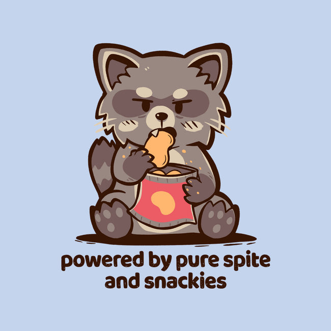 Powered By Pure Spite And Snackies-None-Fleece-Blanket-TechraNova