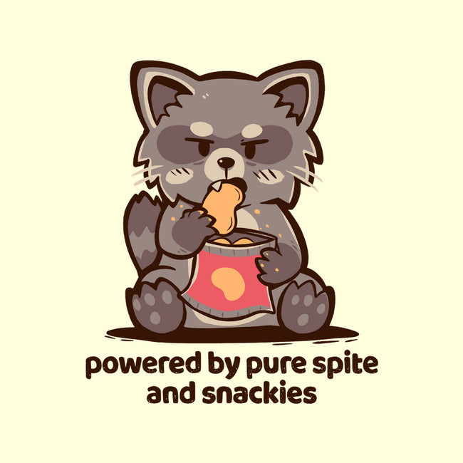 Powered By Pure Spite And Snackies-None-Adjustable Tote-Bag-TechraNova