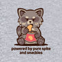Powered By Pure Spite And Snackies-Unisex-Pullover-Sweatshirt-TechraNova