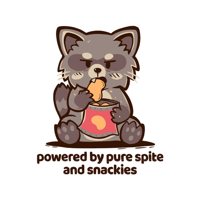 Powered By Pure Spite And Snackies-Unisex-Kitchen-Apron-TechraNova