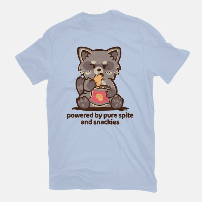 Powered By Pure Spite And Snackies-Mens-Premium-Tee-TechraNova