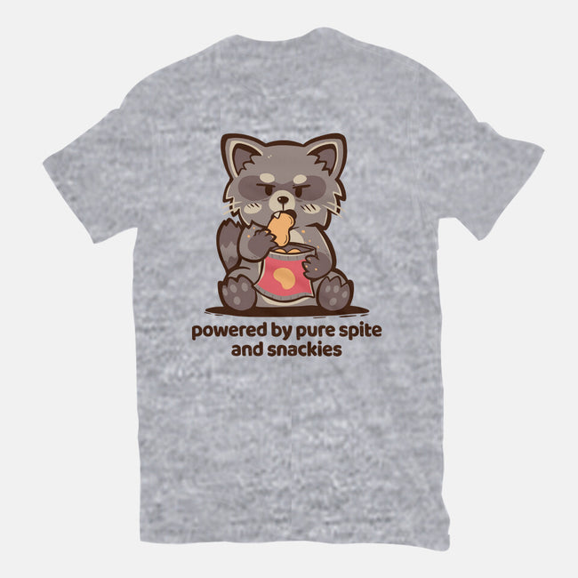 Powered By Pure Spite And Snackies-Mens-Heavyweight-Tee-TechraNova
