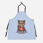 Powered By Pure Spite And Snackies-Unisex-Kitchen-Apron-TechraNova