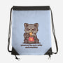 Powered By Pure Spite And Snackies-None-Drawstring-Bag-TechraNova