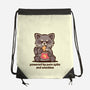 Powered By Pure Spite And Snackies-None-Drawstring-Bag-TechraNova