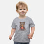 Powered By Pure Spite And Snackies-Baby-Basic-Tee-TechraNova