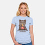 Powered By Pure Spite And Snackies-Womens-Fitted-Tee-TechraNova