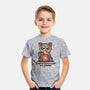 Powered By Pure Spite And Snackies-Youth-Basic-Tee-TechraNova