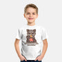 Powered By Pure Spite And Snackies-Youth-Basic-Tee-TechraNova