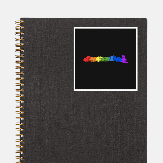 Rainbow Cats Pride-None-Glossy-Sticker-tobefonseca