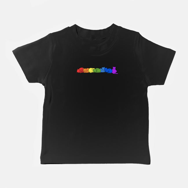 Rainbow Cats Pride-Baby-Basic-Tee-tobefonseca