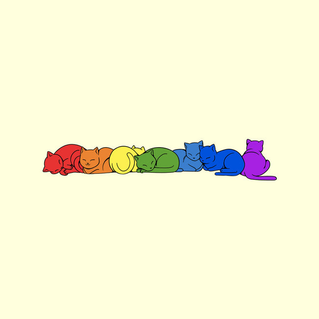 Rainbow Cats Pride-None-Polyester-Shower Curtain-tobefonseca