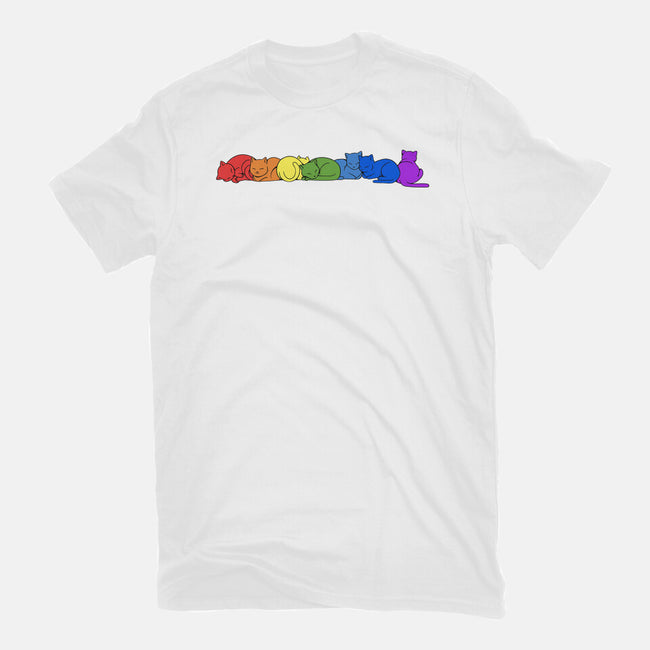 Rainbow Cats Pride-Youth-Basic-Tee-tobefonseca