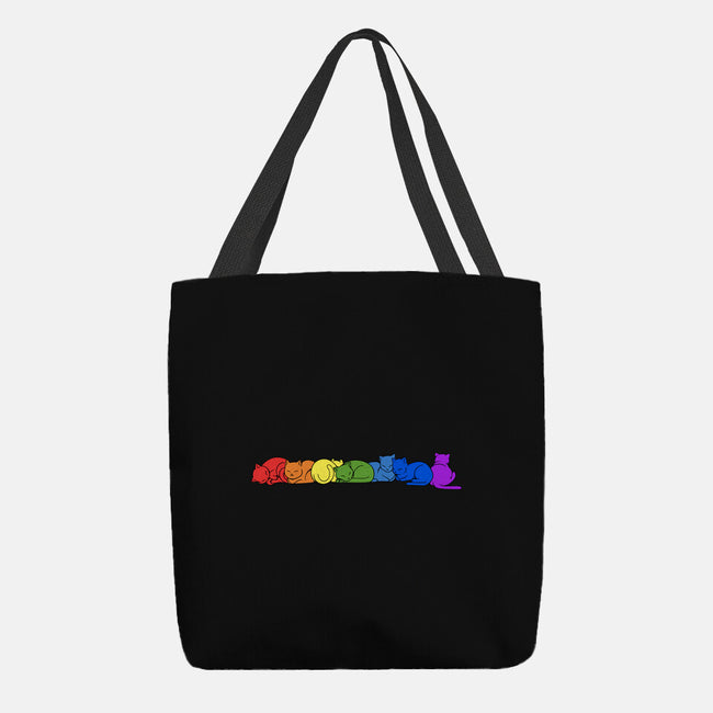 Rainbow Cats Pride-None-Basic Tote-Bag-tobefonseca