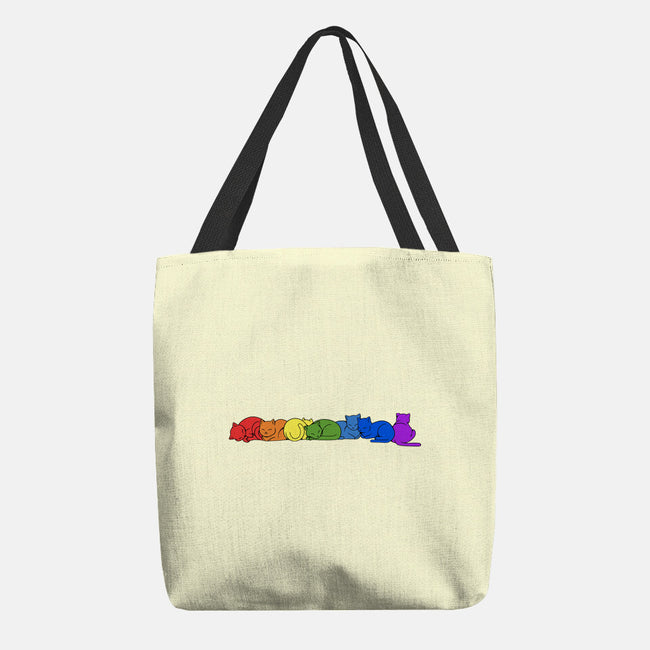 Rainbow Cats Pride-None-Basic Tote-Bag-tobefonseca