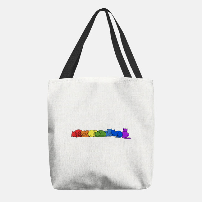 Rainbow Cats Pride-None-Basic Tote-Bag-tobefonseca