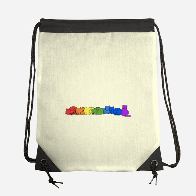 Rainbow Cats Pride-None-Drawstring-Bag-tobefonseca