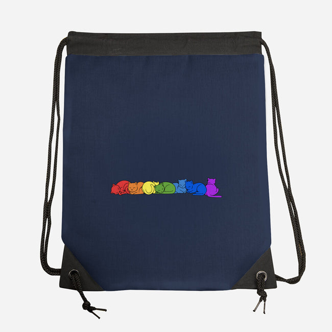 Rainbow Cats Pride-None-Drawstring-Bag-tobefonseca