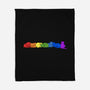 Rainbow Cats Pride-None-Fleece-Blanket-tobefonseca