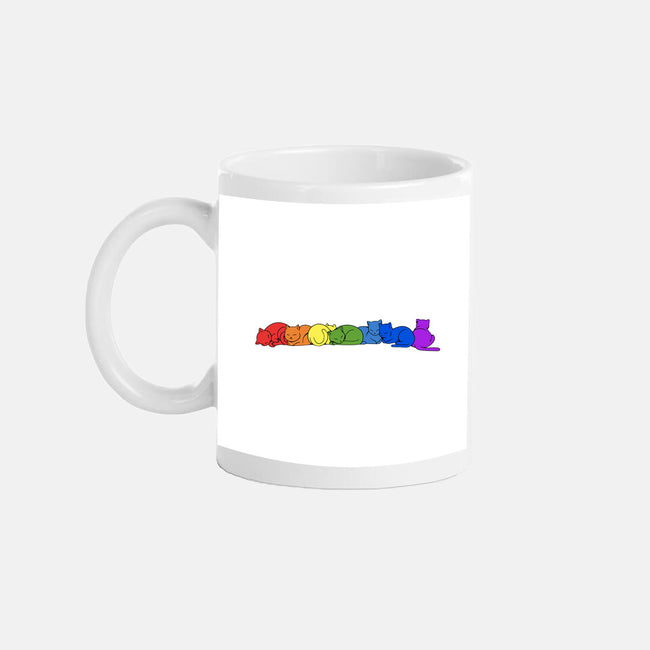 Rainbow Cats Pride-None-Mug-Drinkware-tobefonseca