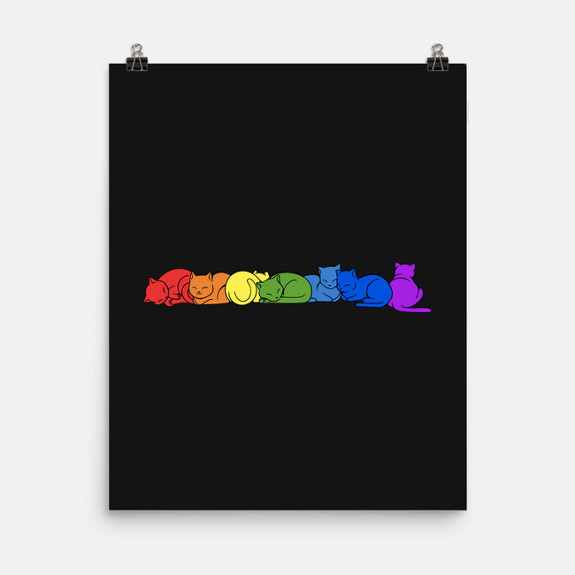Rainbow Cats Pride-None-Matte-Poster-tobefonseca