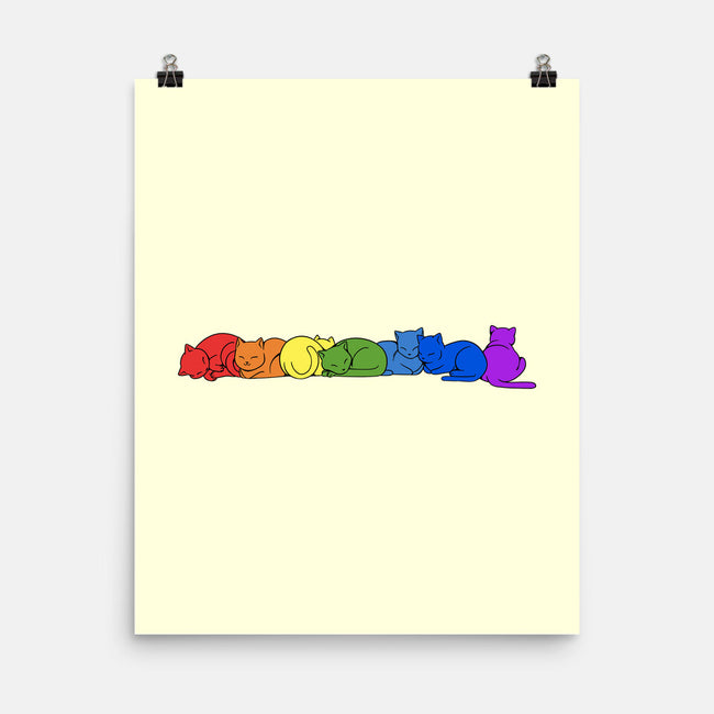 Rainbow Cats Pride-None-Matte-Poster-tobefonseca