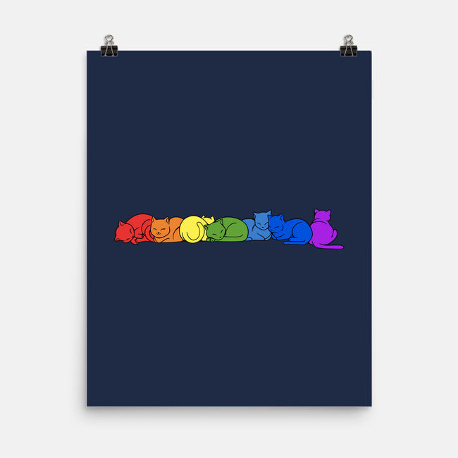 Rainbow Cats Pride-None-Matte-Poster-tobefonseca