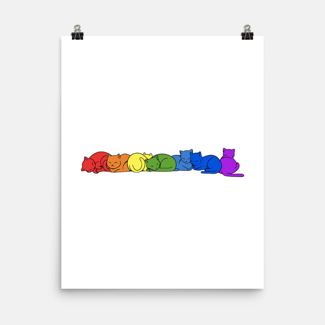 Rainbow Cats Pride-None-Matte-Poster-tobefonseca