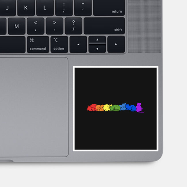 Rainbow Cats Pride-None-Glossy-Sticker-tobefonseca
