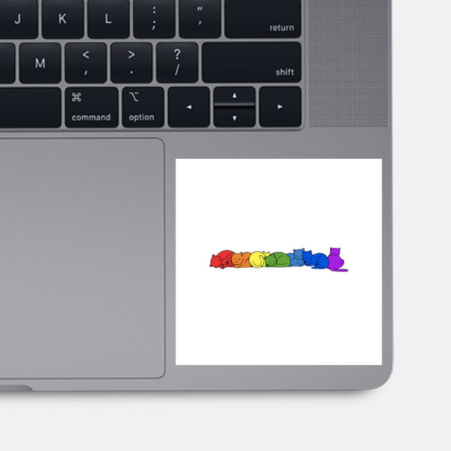 Rainbow Cats Pride-None-Glossy-Sticker-tobefonseca